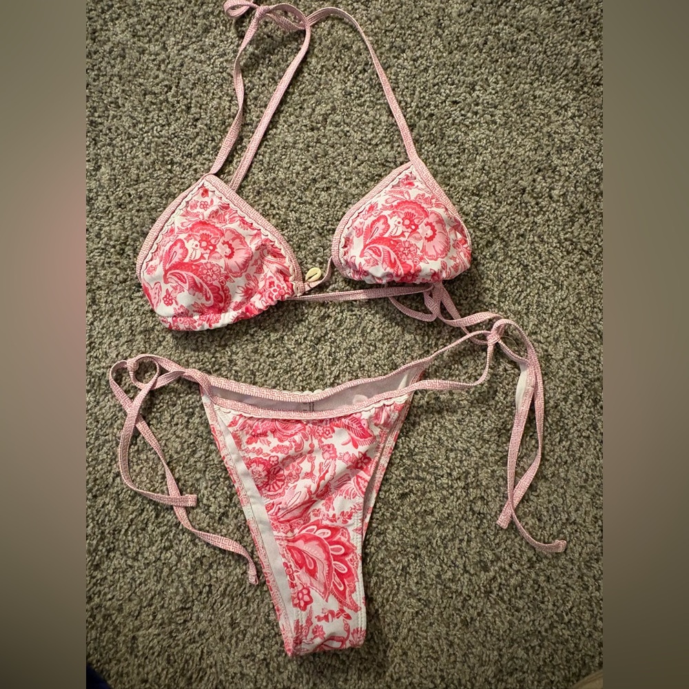 Floral Pink Bikini Set